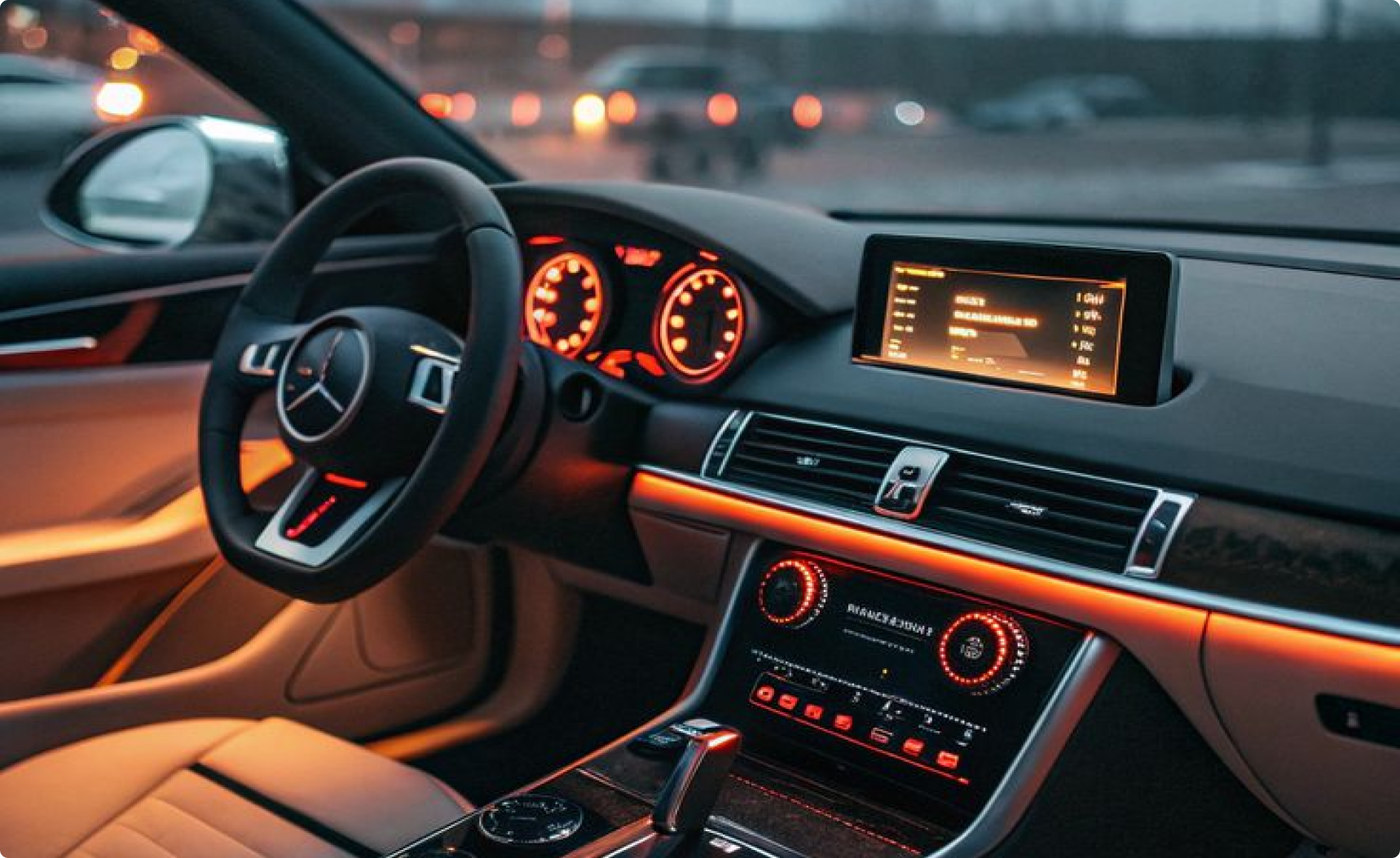 Car Cockpit Interior
